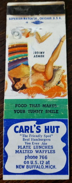 Carls Hut - Matchbook (newer photo)